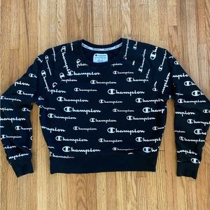 🌸  3/$15 Champion Women’s Black Crewneck Medium